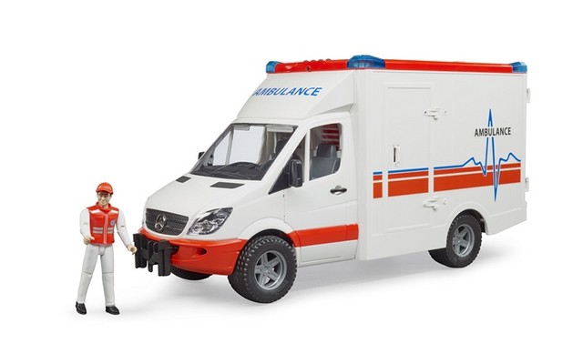 Bruder Mercedes-Benz Sprinter Ambulance with driver